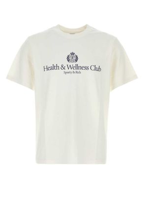 Sporty & Rich Off White Logo T-Shirt