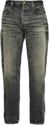 Fear of God Straight Jeans - Heren - Regular Fit Jeans - Grijs - W33 - Jeans