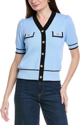 Nanette Lepore Short Sleeve Cardigan Top