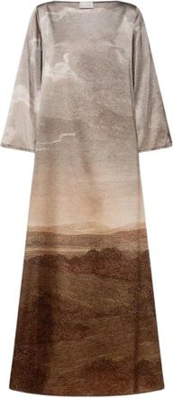 Pierre-Louis Mascia Adastrgum Jurk - Dames - Maxi kleedjes - Veelkleurig - M - Kleedjes