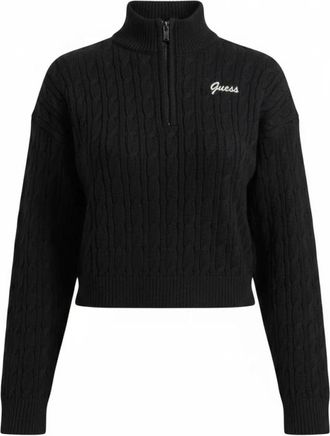 Guess Coltruien - Dames - Coltruien - Zwart - M - Polyester - Truien & Vesten