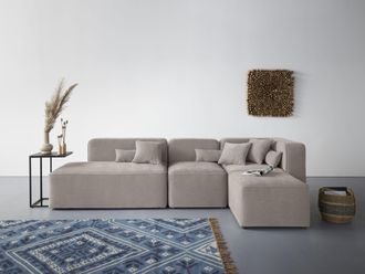 HOME AFFAIRE Ecksofa »Sundstrup L-Form« Modulserie, individuelle Zusammenstellung