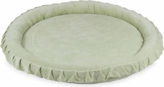 OEM Colchoneta Nido Infantil De 120 Cm, Terciopelo Suave, Color Menta Claro