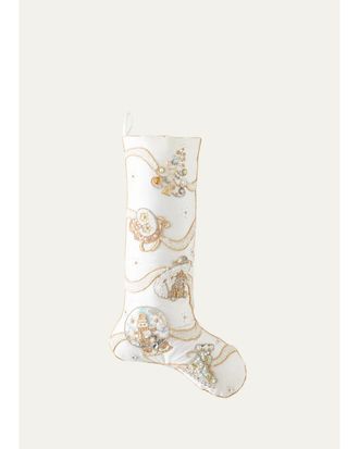 Kim Seybert Snow Globe Waltz Stocking