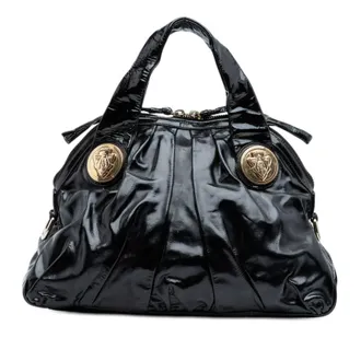 Gucci Pre-owned Gucci Large Patent Hysteria Satchel Ladies MG86XMLATNJPHUYC