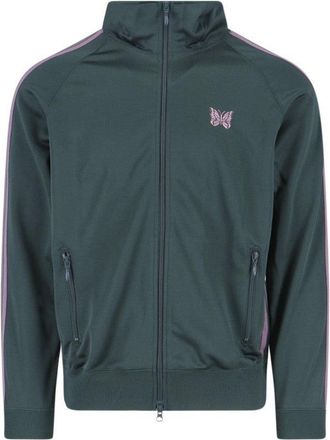 Needles Logo Sports Jacket, In Green Fabric
