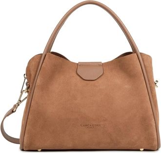 Lancaster Sac &agrave; main M Su&egrave;de Ida - Dames - Handtassen - Bruin - ONE Size - Su&egrave;de - Tassen