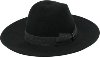 Borsalino Deva Wool Hat - Dames - Hoeden - Zwart - S - Wol - Accessoires