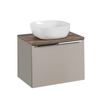 Petits Meubles Mueble lavabo individual 60cm paneles laminados y mdf topo