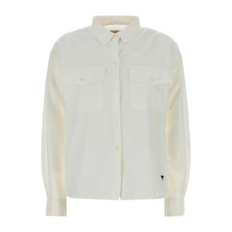 Max Mara Pesi Cotton Oxford Shirt - female - Weekend Max Mara - Shirts - White - XS - Blouses & Shirts