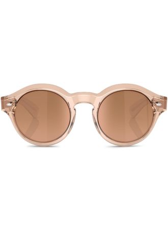 Oliver Peoples Occhiali da sole oversize Cassavet - Rosa
