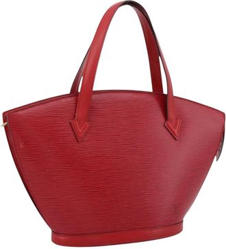 Louis Vuitton Saint Jacques Epi Leather Red Leather Handbag (Pre-Owned)
