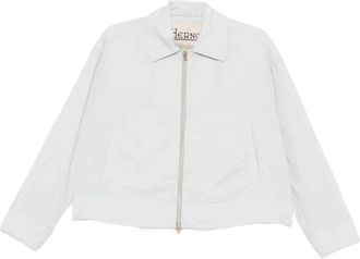 Herno Polyamide Shirt Jacket - Dames - Zomerjassen - Grijs - L - Jassen