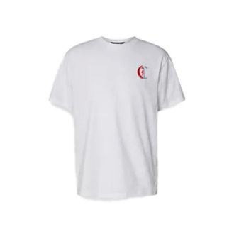Just Cavalli T-Shirts, male, White, Size: 2XL T-shirt