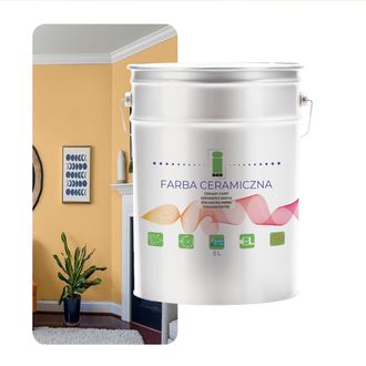 OEM Pintura Cer&aacute;mica Lavable Para Paredes, Color Arena, 5l, Tienda De F&aacute;brica