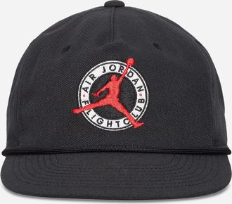 Nike Jordan Flight Club Pro Unstructured Flat Bill Hat Black