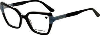 Karl Lagerfeld Womens 53 mm Black Opticals
