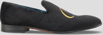 Oswin Hyde Mens Charles Black Custom Initials - Size: 10