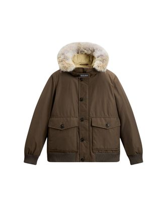 Woolrich Polar Ramar Cloth Detachable Fur Bomber Jacket