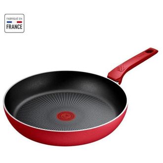 T-fal Cacerola De Aluminio Roja De 24 Cm Con Tapa - C2894602 - Tefal