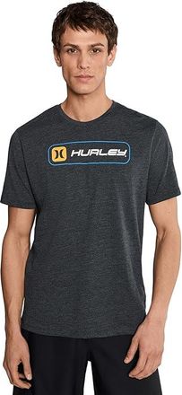 Hurley Inlined Slub Short Sleeve Mens T Shirt Black : 2XL, Cotton/Polyester