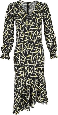 Diane Von Fürstenberg Diane Von Furstenberg Printed Midi Dress in Multicolor Viscose