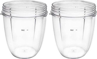 OEM Vasos De Repuesto Para Exprimidor. Aptos Para Licuadoras Nutribullet De 600 W Y 900 W (2 Vasos De 532 Ml)