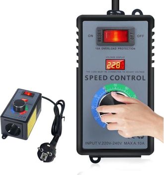 OEM Regulador De Voltaje, Controlador De Velocidad De Motor De 220 V, Regulador De Voltaje De Motor De 4000 W De Pico, Potenci&oacute;metro De 220 V Para Amolado