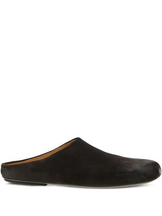 Mars&egrave;ll Passo square-toe mules - Brown