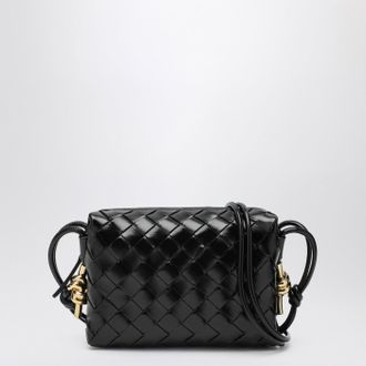 Bottega Veneta Mini Loop Metal Knot black bag