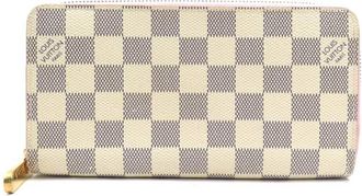 Louis Vuitton Azur Pink Damier Azur Long Wallet (Bi-Fold) (Pre-Owned)