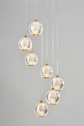 BHS Rimi Cluster Pendant Ceiling Light in Gold