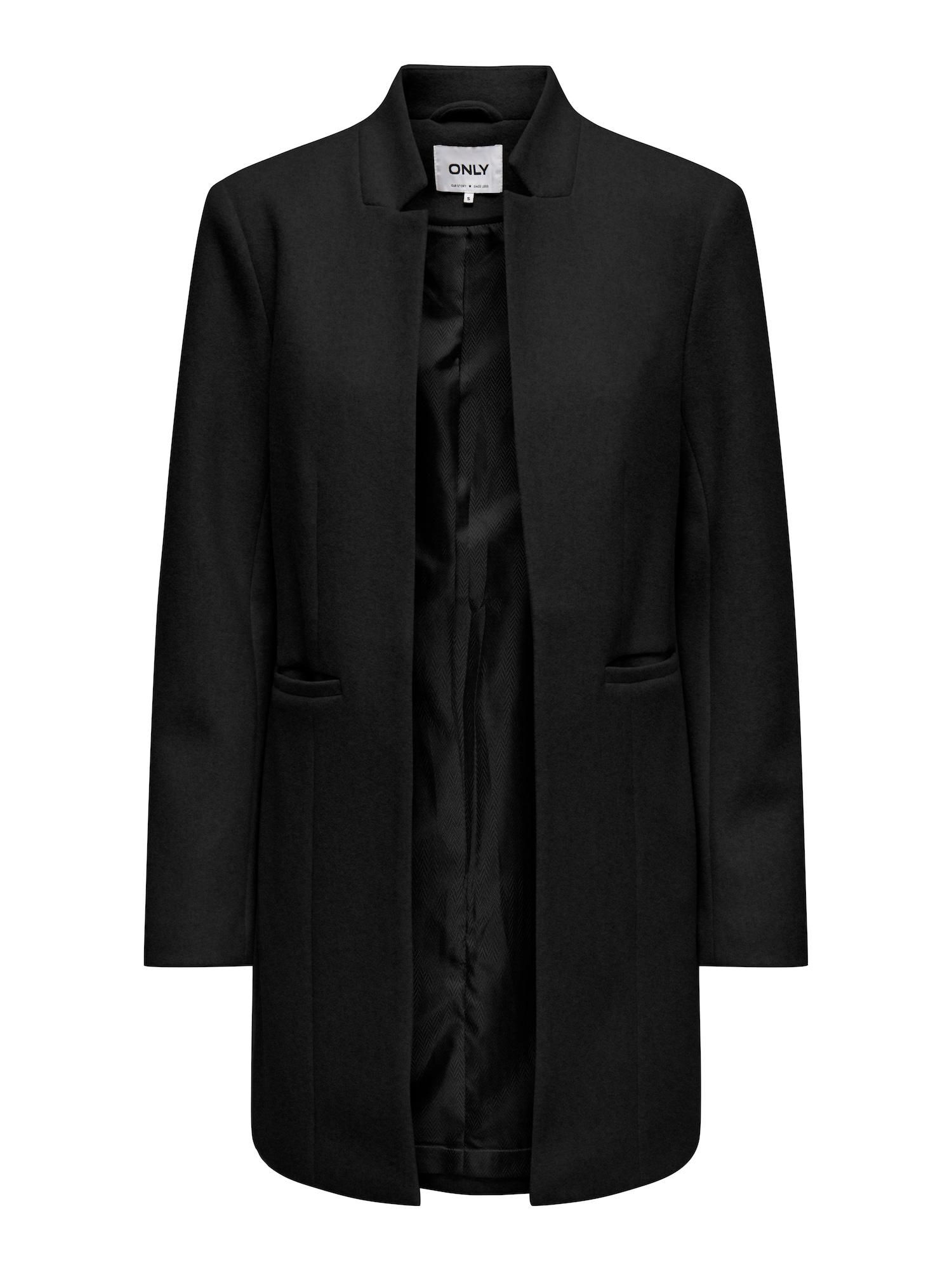 Damen Mantel Only Klassischer Mantel Schwarz Trenchcoat Damen