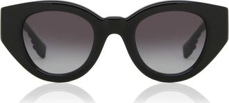 Burberry BE4390 MEADOW 30018G Womens Sunglasses Black Size 47