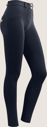 Freddy Leggings FREDDY Leggings WRUP1RC001ORG, Damen, Gr. XXL, EURO, blau (schwarz sapphire), Obermaterial: 81% Baumwolle CO. 19% Elasthan EL., Hosen Legging