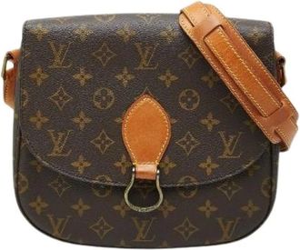 Louis Vuitton Pre-owned Cross Body Bags, female, Brown, Size: ONE SIZE Pre-owned Saint Cloud GM Monogram Shoulder Bag