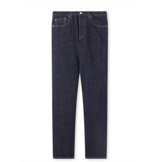 Fortela Selvedge Denim Trousers in Ivory at Nordstrom, Size 35 X 29 Eu