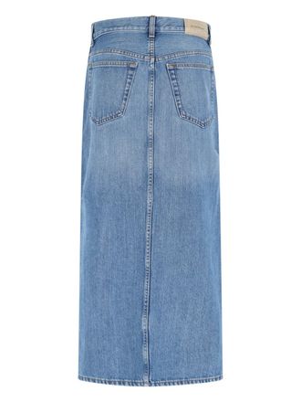 Givenchy Womens Skirts Blue Cotton