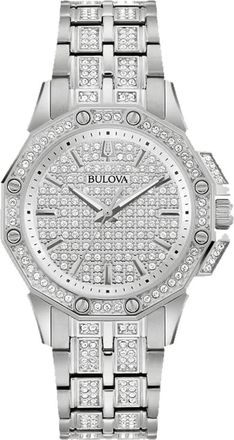 Bulova Womens Classic Silver Dial Watch