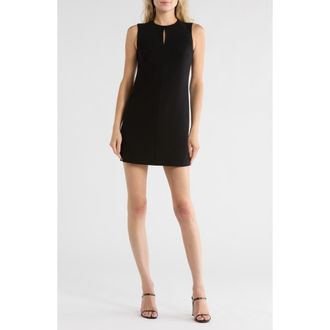 Theory Keyhole Sleeveless Shift Dress in Black at Nordstrom Rack, Size 6