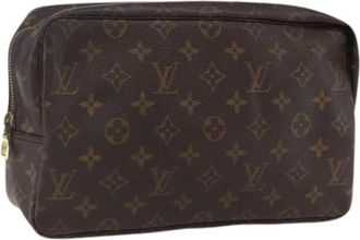 Louis Vuitton Pre-owned Clutches, female, Brown, Size: ONE SIZE Pre-owned Monogram Canvas Clutch Bag