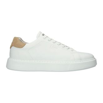 Blackstone Schoenen, Heren, Wit, 46 EU, Leer, Stanley Miles Sneaker