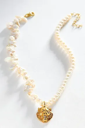 Hermina Athens King Leon Pearl Necklace