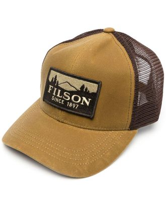 Filson Logger logo-patch cap - Brown