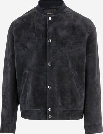 Yves Salomon Giacca in pelle scamosciata Yves Salomon