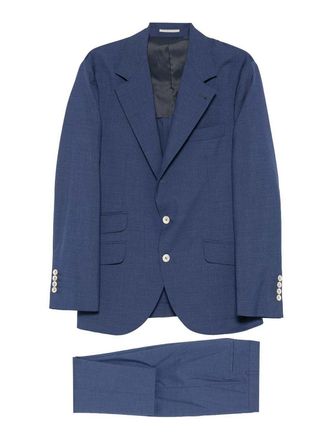 Brunello Cucinelli Single-breasted suit with peak lapels