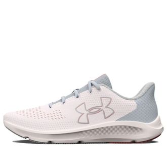 Under Armour (WMNS) Under Armour Charged Pursuit 3 Big Logo - White Pink Fizz 3026523-101
