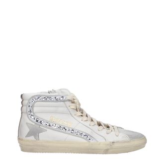 Golden Goose Slide Hightop Sneakers Met Strass