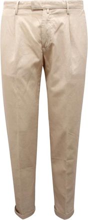 BRIGLIA 1949 Pantalone Slim Pantalon - Heren - Broeken - Beige - Maat: L Katoen