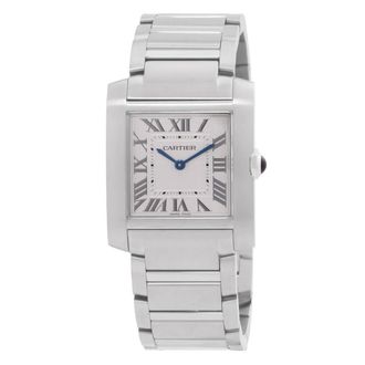 Cartier Tank Francaise Medium Model Quartz Watch WSTA0105
